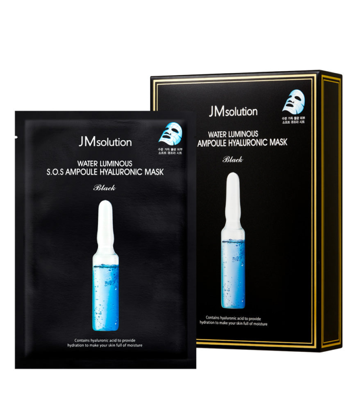 JM Ampoule Emergency Hyaluronic Acid Mask, 10 sheets ($43)